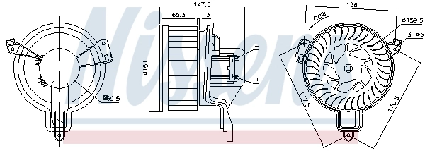 Ventilator habitaclu