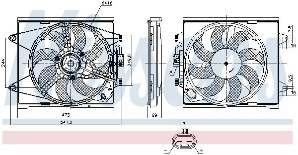 Ventilator, radiator