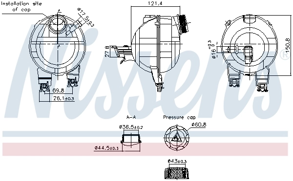 Vas expansiune lichid racire