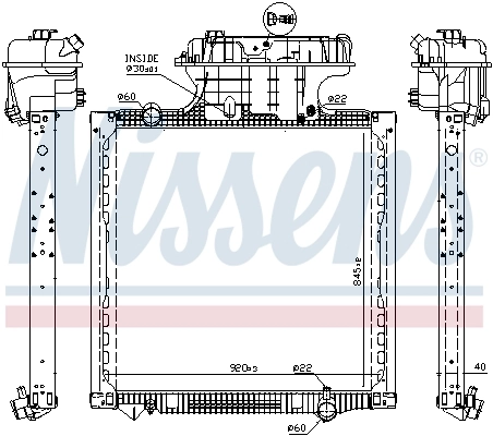 Radiator racire motor