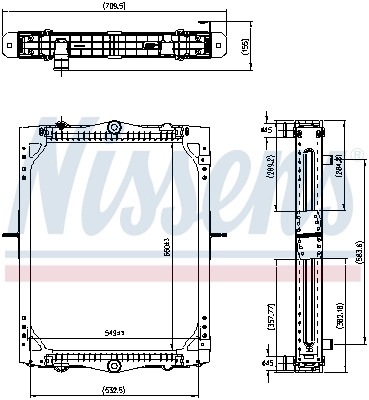 Radiator racire motor