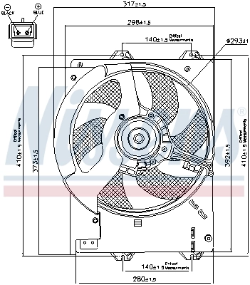 Ventilator radiator racire