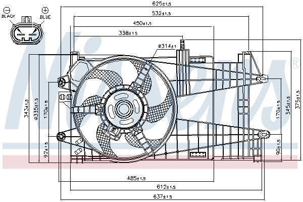 Ventilator, radiator
