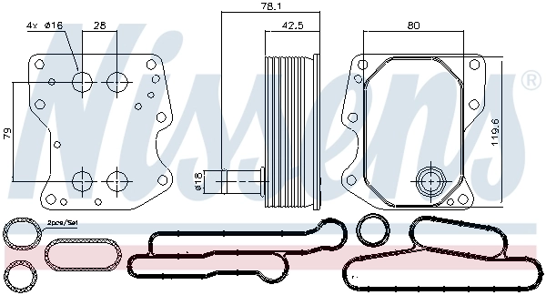 Radiator ulei / termoflot