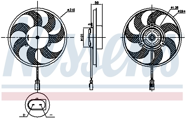 Ventilator radiator racire