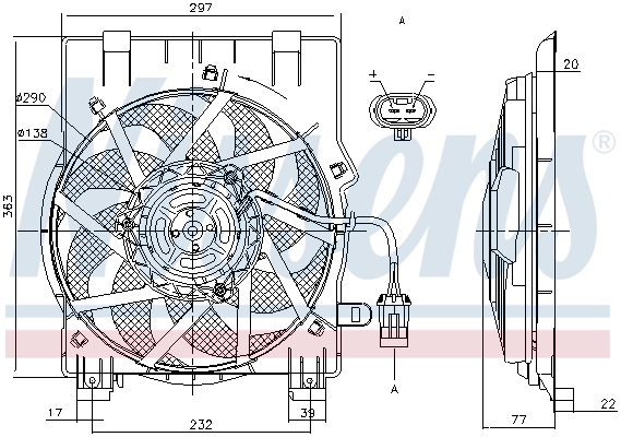Ventilator radiator racire
