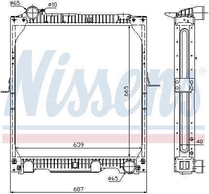 Radiator racire motor