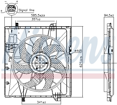 Ventilator radiator racire