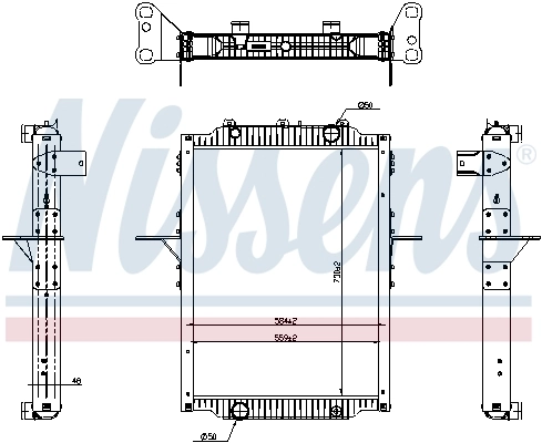 Radiator racire motor