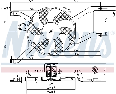 Ventilator radiator racire