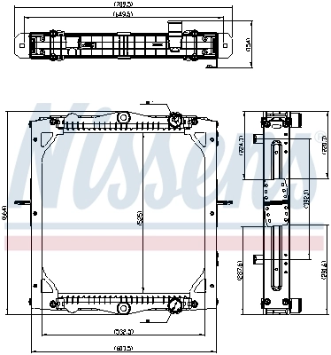 Radiator racire motor