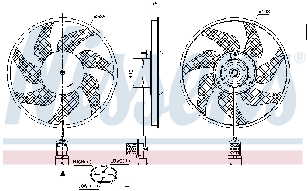 Ventilator radiator racire