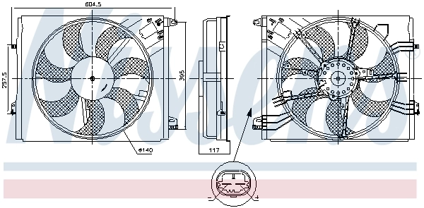 Ventilator radiator racire