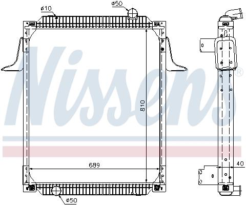 Radiator racire motor