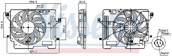 Ventilator radiator racire