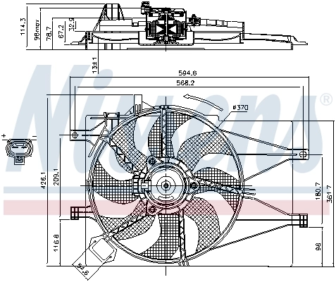 Ventilator radiator racire