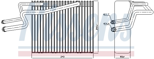 Evaporator, aer conditionat