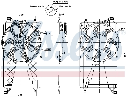 Ventilator radiator racire