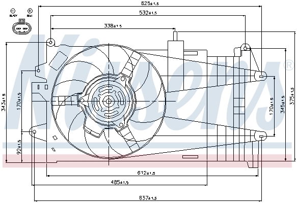 Ventilator radiator racire