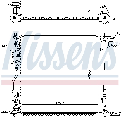 Radiator racire motor