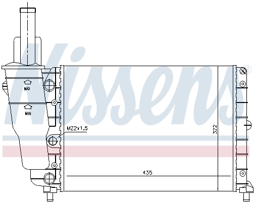 Radiator racire motor