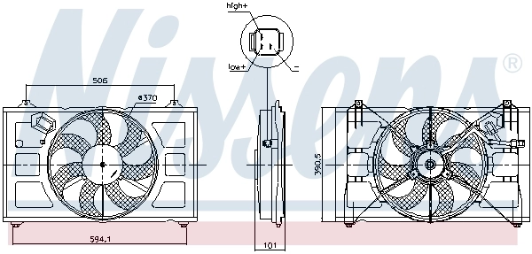 Ventilator radiator racire