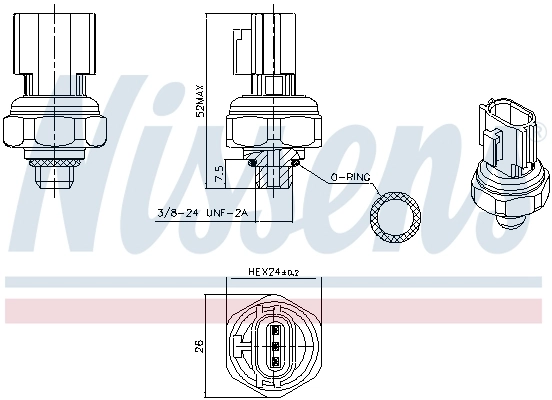Comutator presiune aer conditionat
