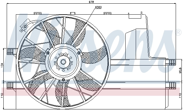 Ventilator radiator racire