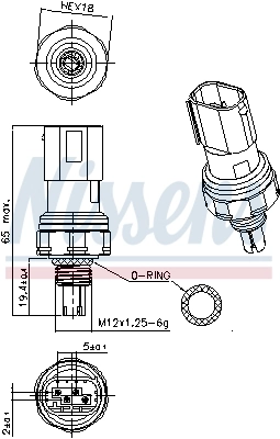 Comutator presiune aer conditionat