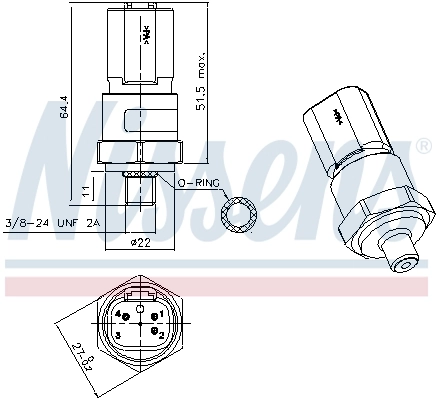 Comutator presiune aer conditionat
