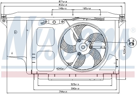 Ventilator radiator racire