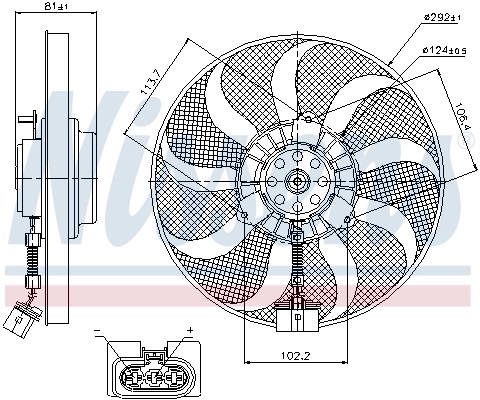 Ventilator radiator racire
