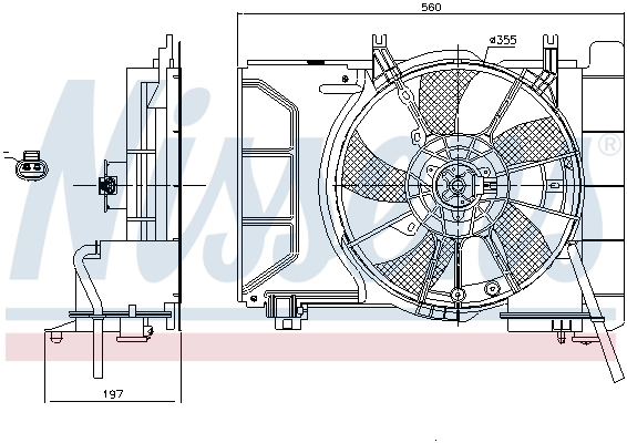 Ventilator radiator racire