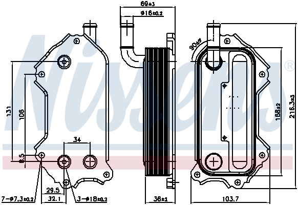 Radiator ulei / termoflot