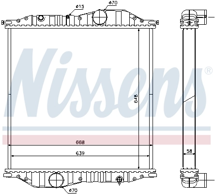 Radiator racire motor