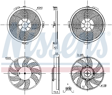 Ventilator radiator racire
