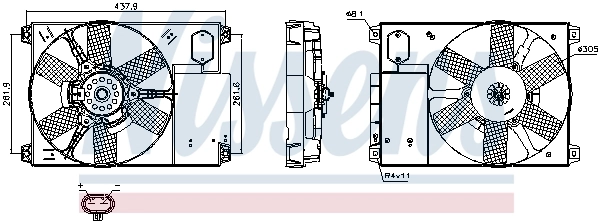Ventilator radiator racire