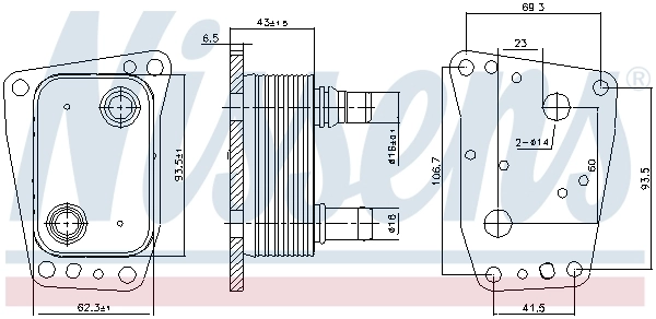 Radiator ulei / termoflot