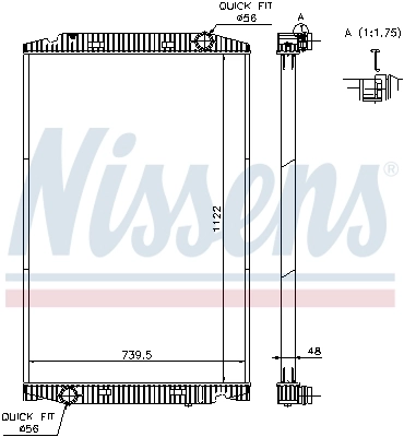 Radiator racire motor