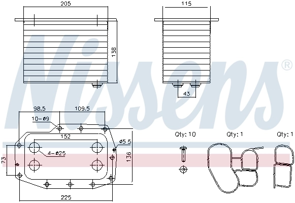 Radiator ulei / termoflot