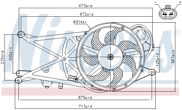 Ventilator radiator racire