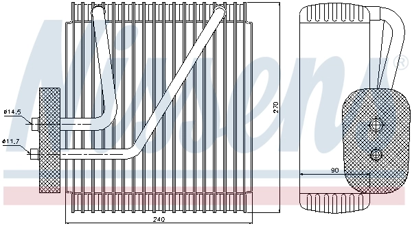 Evaporator aer conditionat