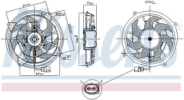 Ventilator radiator racire