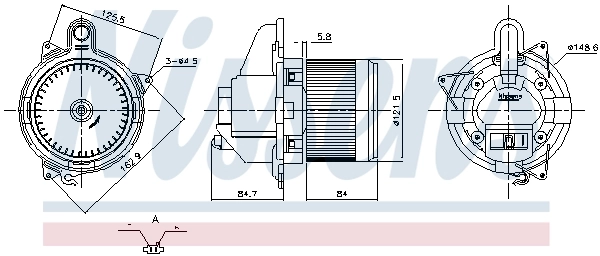 Ventilator, habitaclu