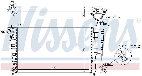Radiator racire motor