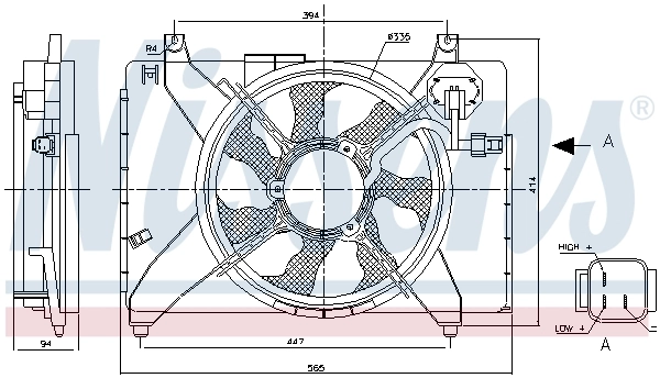 Ventilator radiator racire
