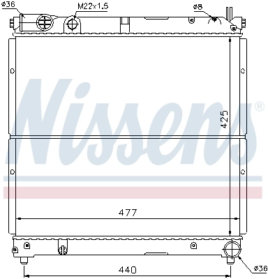 Radiator racire motor