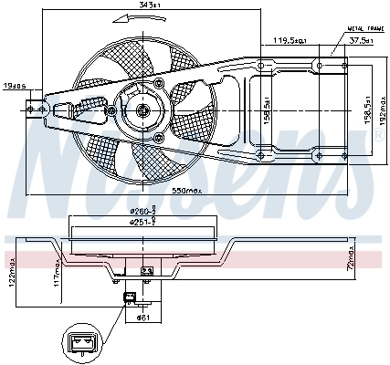 Ventilator, radiator