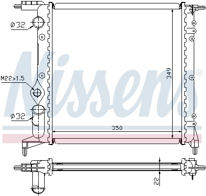 Radiator racire motor