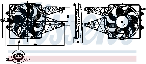 Ventilator radiator racire